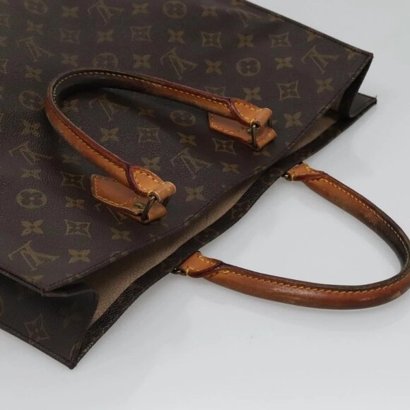 LOUIS VUITTON Monogram Sac Plat Hand Bag M51140 LV Auth 134426 - Picture 7 of 16